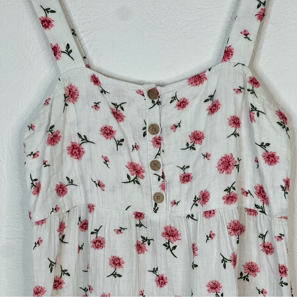Show Me Your Mumu Marisa Floral Print Mini Dress Lightweight Cotton Size S Small - Picture 5 of 14